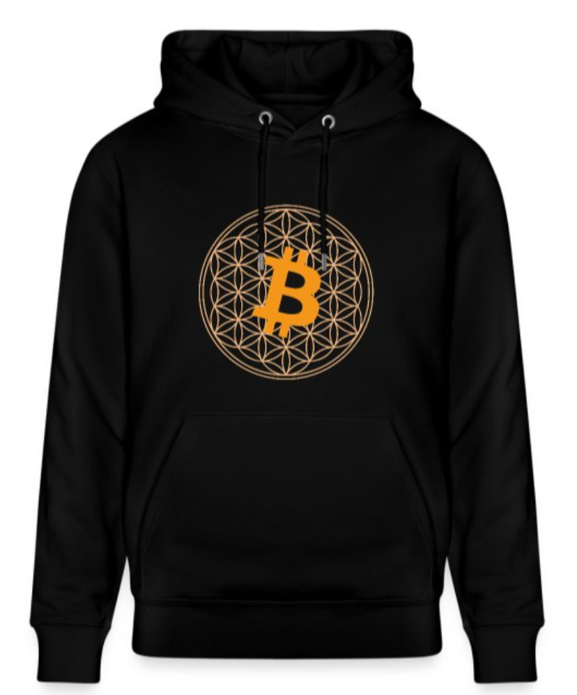 Bitcoin Blume des Lebens Hoodie (Unisex)