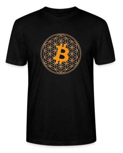 Bitcoin Blume des Lebens T-Shirt