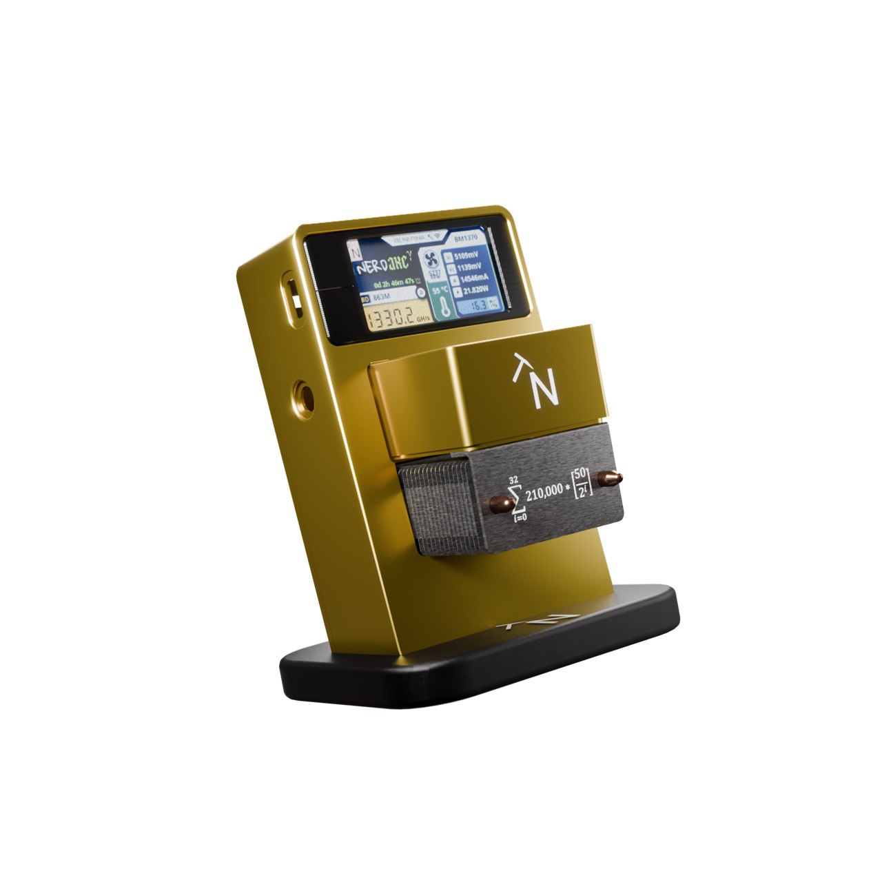 NerdAxe Gamma BITCOIN HOTEL Edition | Premium Bitcoin Miner