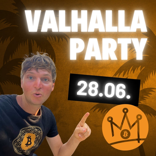 Bitcoin Valhalla Party mit Marc live im No1BitcoinHotel – 28.06.2025